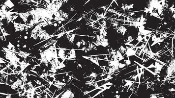 Black Monochrome Grunge Texture on White Background for Background Art vector
