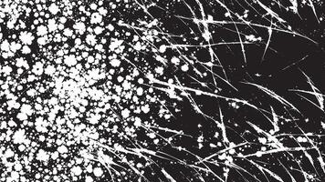 Black Grunge Style Texture on White Background for Creative Overlays vector