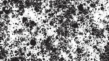 White Background with Monochrome Black Grunge Effect for Overlay Textures vector