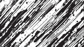 Black Monochrome Grunge Texture on White Background for Background Art vector