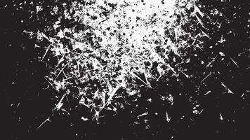 Black Grunge Style Texture on White Background for Creative Overlays vector