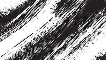 Black Grunge Style Texture on White Background for Creative Overlays vector