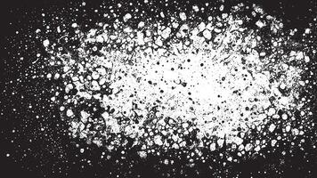 Black Grunge Style Texture on White Background for Creative Overlays vector