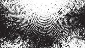 Abstract Black Grunge Texture on White Background for Overlay Designs vector