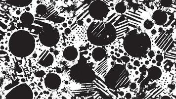 Black Grunge Style Texture on White Background for Creative Overlays vector