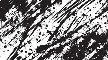 Abstract Black Grunge Texture on White Background for Overlay Designs vector