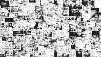 Abstract Black Grunge Texture on White Background for Overlay Designs vector