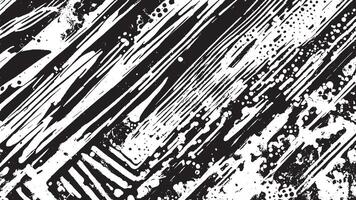 Black Grunge Style Texture on White Background for Creative Overlays vector