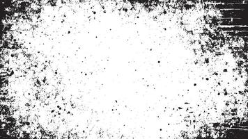 Black Grunge Style Texture on White Background for Creative Overlays vector