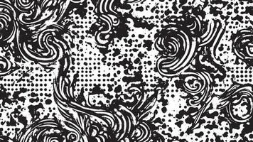 Black Grunge Style Texture on White Background for Creative Overlays vector