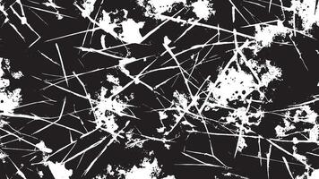 Abstract Black Grunge Texture on White Background for Overlay Designs vector