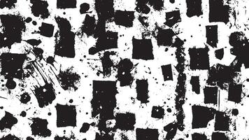 Abstract Black Grunge Texture on White Background for Overlay Designs vector