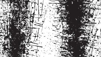 Abstract Black Grunge Texture on White Background for Overlay Designs vector