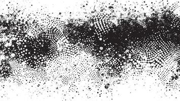 High-Resolution Black Grunge Style Art Overlay Texture for Backgrounds vector