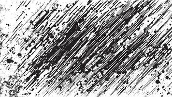 High-Resolution Black Grunge Style Art Overlay Texture for Backgrounds vector