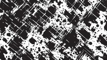 Black Grunge Effect on White Background for Textural Backgrounds vector