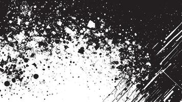 Black Grunge Effect on White Background for Textural Backgrounds vector