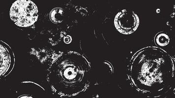 Black Grunge Effect on White Background for Textural Backgrounds vector
