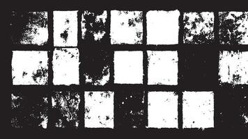 Detailed Black Grunge Texture on White Background for Textures and Overlays vector