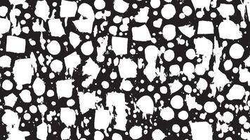 White Background with Black Grunge Texture for Artistic Overlays vector