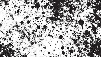 Abstract Black Grunge Texture on White Background for Overlay Designs vector