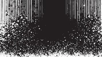 High-Resolution Black Grunge Style Art Overlay Texture for Backgrounds vector