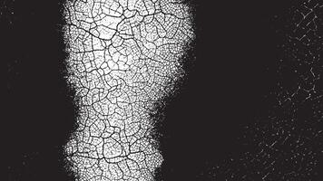 Abstract Black Grunge Texture on White Background for Overlay Designs vector