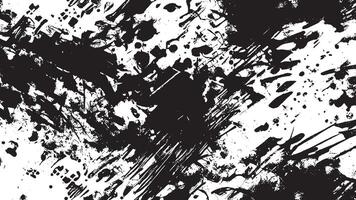 High-Resolution Black Grunge Style Art Overlay Texture for Backgrounds vector