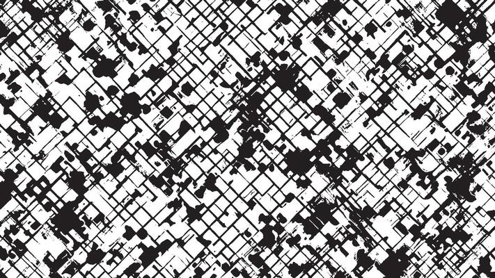 High-Resolution Black Grunge Style Art Overlay Texture for Backgrounds