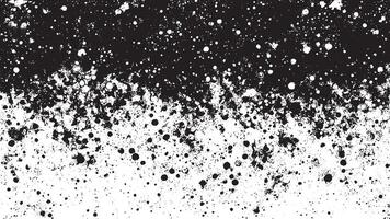 Abstract Black Grunge Texture on White Background for Overlay Designs vector