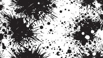 Abstract Black Grunge Texture on White Background for Overlay Designs vector