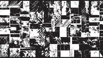 Black and White Grunge Texture for Backgrounds and Overlay vector