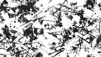 Monochrome Black Grunge Overlay Texture for Background Design vector