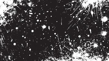Monochrome Black Grunge Overlay Texture for Background Design vector