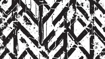 White Background with Monochrome Black Grunge Effect for Overlay Textures vector