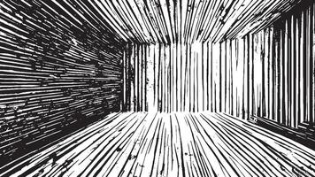Black and White Grunge Texture for Backgrounds and Overlay vector