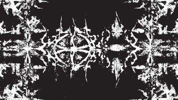 Black Monochrome Grunge Texture on White Background for Background Art vector