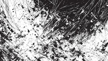 Black and White Grunge Texture for Backgrounds and Overlay vector