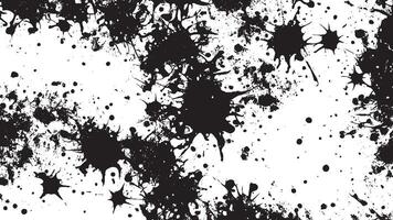 Black Monochrome Grunge Texture on White Background for Background Art vector
