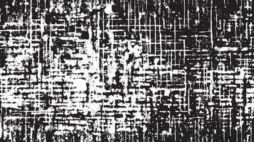 White Background with Monochrome Black Grunge Effect for Overlay Textures vector