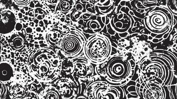 White Background with Monochrome Black Grunge Effect for Overlay Textures vector