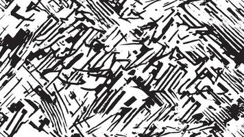 Monochrome Black Grunge Overlay Texture for Background Design vector