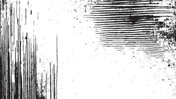 White Background with Monochrome Black Grunge Effect for Overlay Textures vector