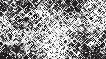 White Background with Monochrome Black Grunge Effect for Overlay Textures vector