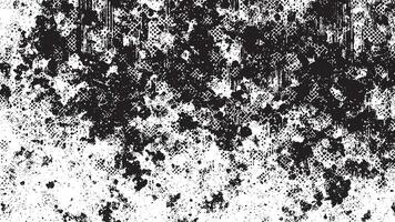 Monochrome Black Grunge Overlay Texture for Background Design vector