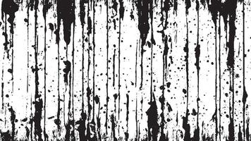 Black Monochrome Grunge Texture on White Background for Background Art vector