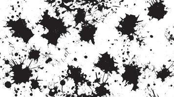 Black Monochrome Grunge Texture on White Background for Background Art vector