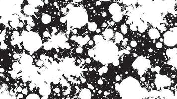 Black Grunge Effect Texture on White Background for Overlays vector