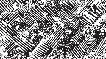 Monochrome Black Grunge Overlay Texture for Background Design vector