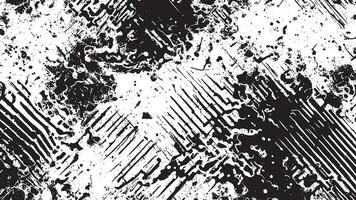 Monochrome Black Grunge Overlay Texture for Background Design vector